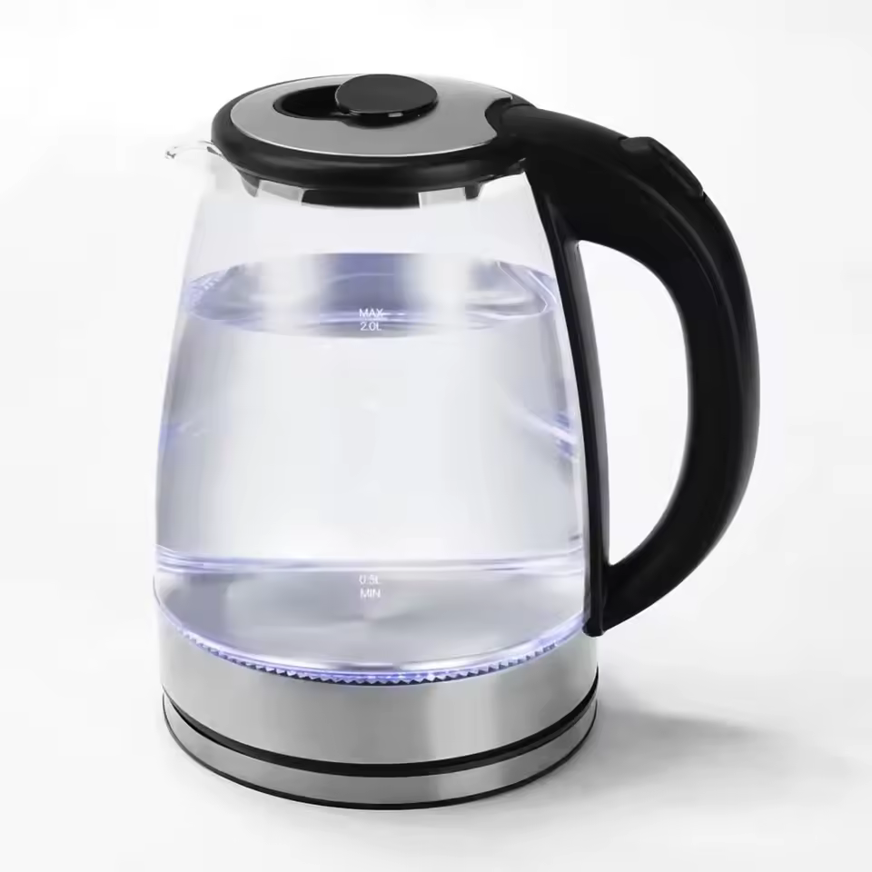 2.0L Large Capacity Glass Electric Kettle