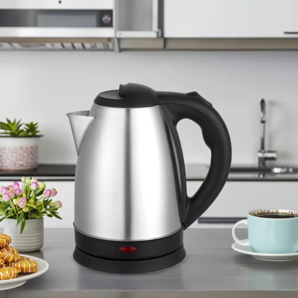 Double-Layer Stainless Steel Safety Electric Kettle